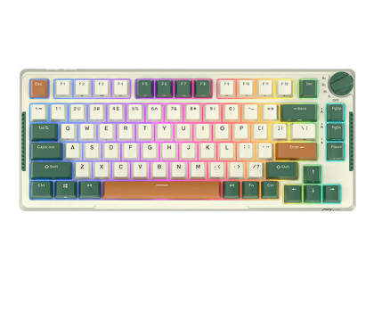 Klawiatura Royal Kludge RKH81 RGB (Sky cyan switch) - Zielona RKH 81 skycyan green